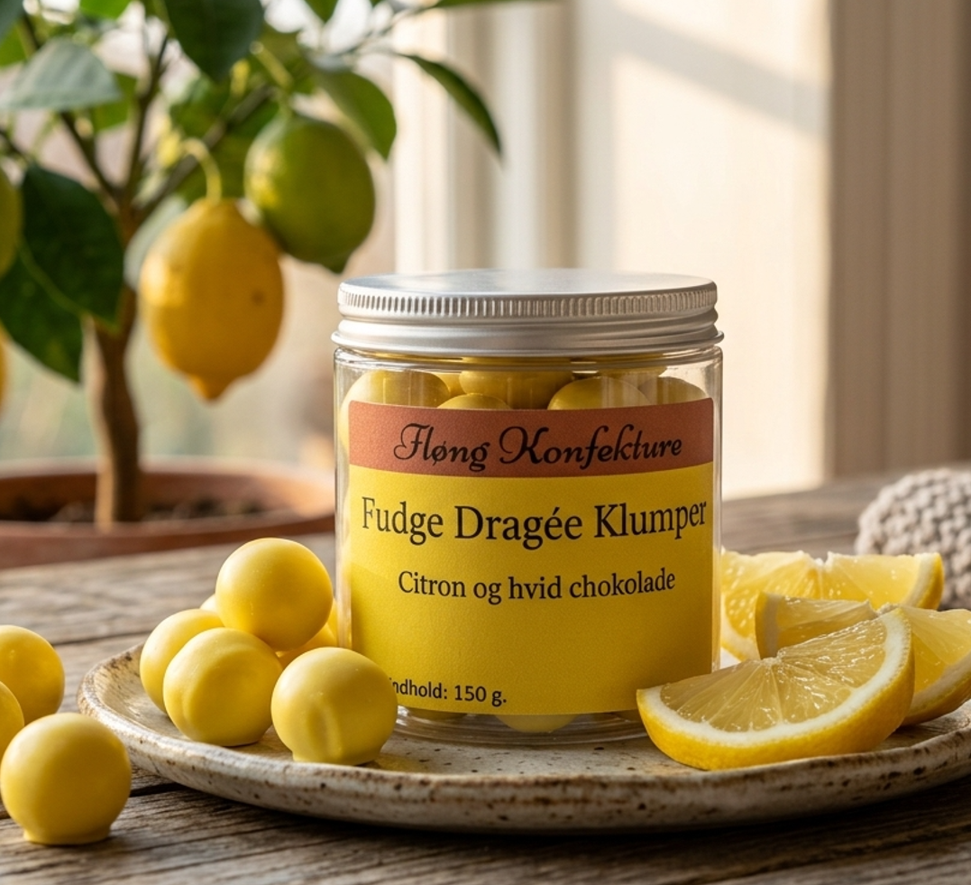 Fudge Dragée Klumper - Citron