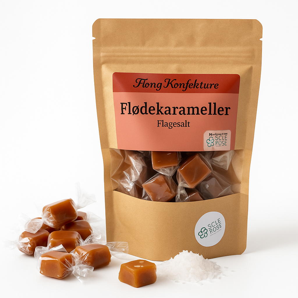 Flødekarameller - Flagesalt