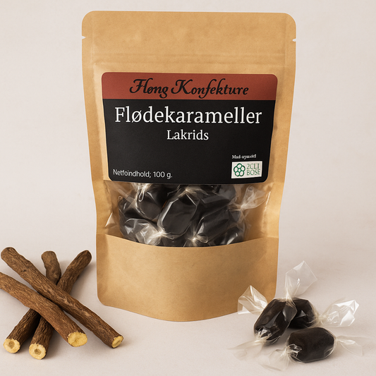Flødekarameller - Lakrids